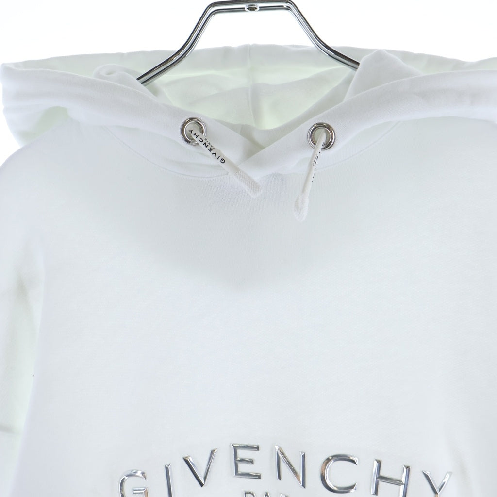 GIVENCHY(ジバンシィ) メタルロゴ パーカー フーディー ホワイト BMJ06R30AF レディース