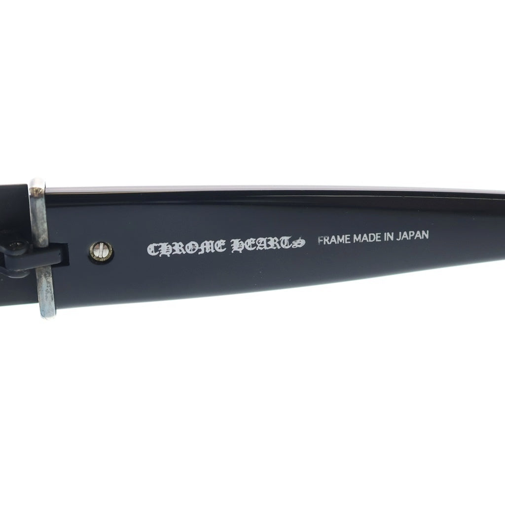 CHROME HEARTS(クロムハーツ) RAW DAWG アイウェア スクエアフレーム メガネ ブラック