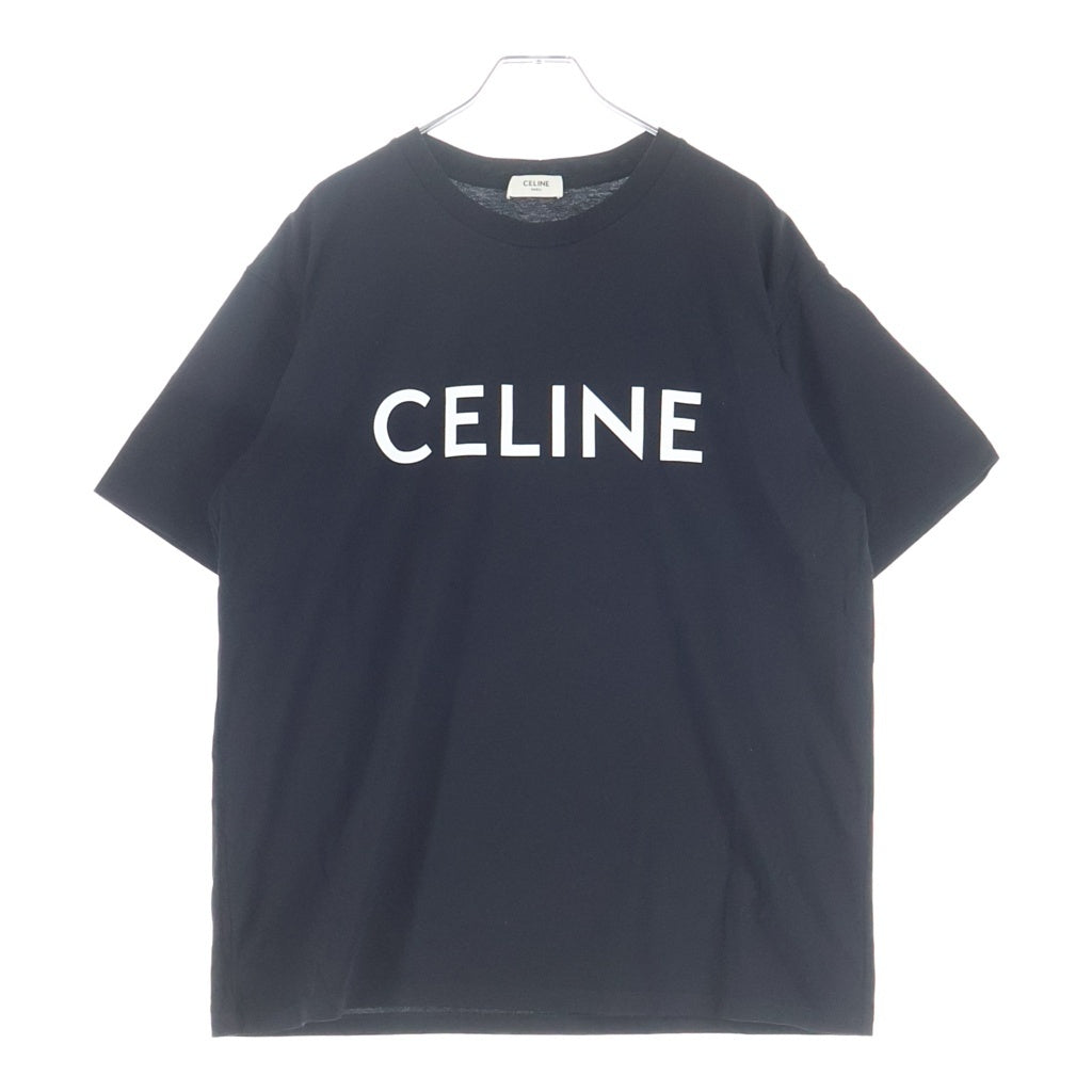 CELINE(セリーヌ) ロゴデザイン ルーズ半袖Tシャツ ブラック 2X764671Q