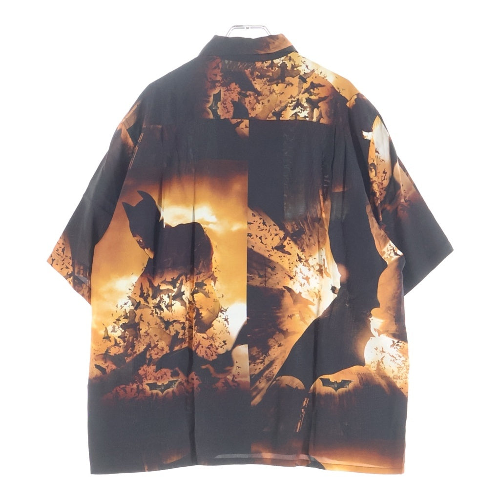 WACKO MARIA(ワコマリア) 25SS アロハシャツ バットマングラフィック開襟シャツ オレンジ TDKT-WM-HI01
