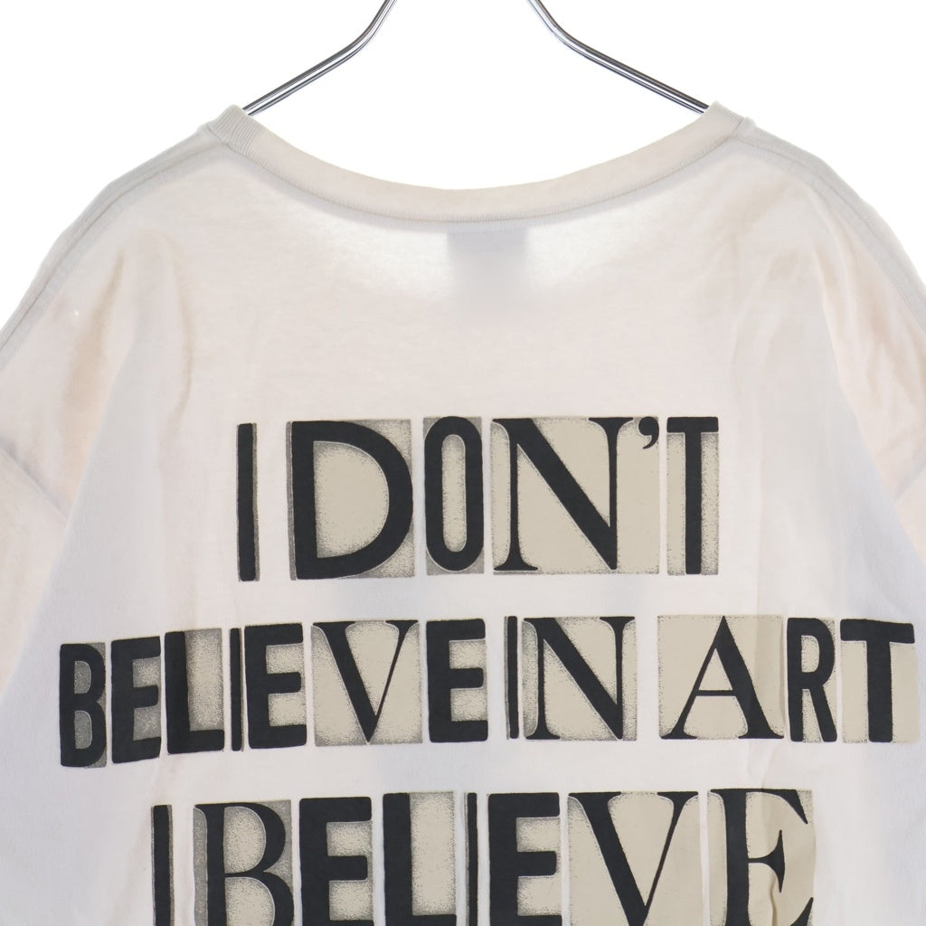 READY MADE(レディメイド) 21SS DUCHAMP T-SHIRT マルセル・デュシャン クルーネック半袖カットソーTシャツ ホワイト RE-CO-WH-00-00-141