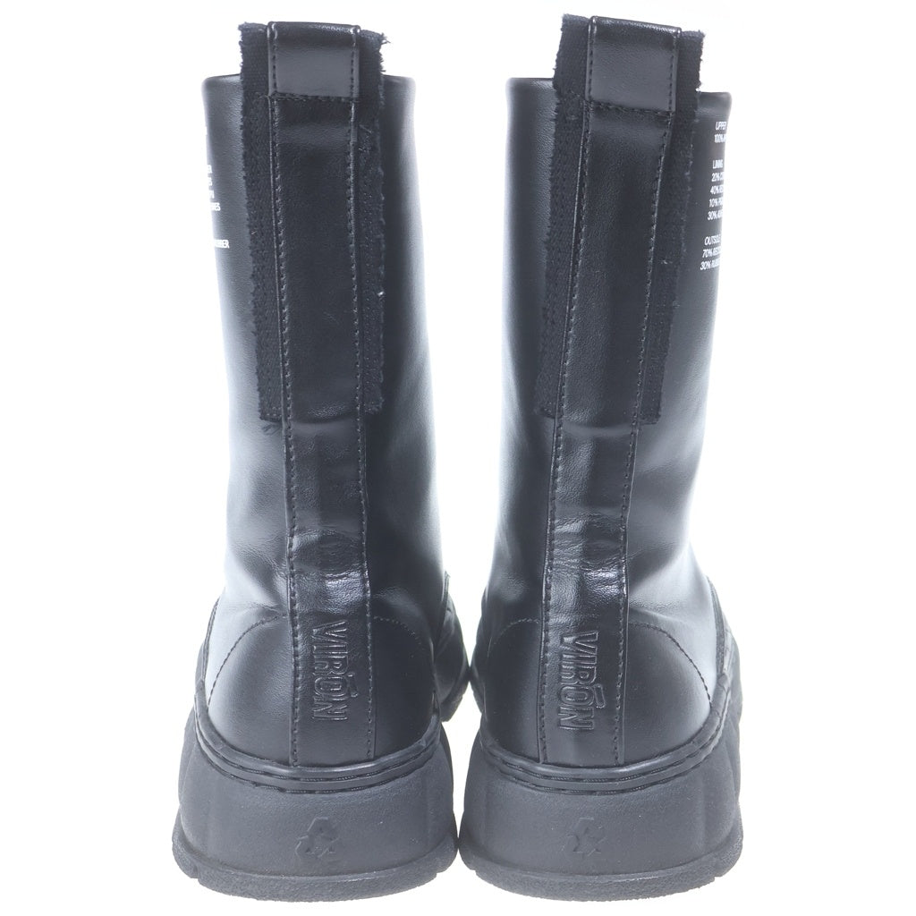 VIRON(ヴィロン) Apple Boots 1992 Appleskin アンクルブーツ ヒールブーツ ブラック