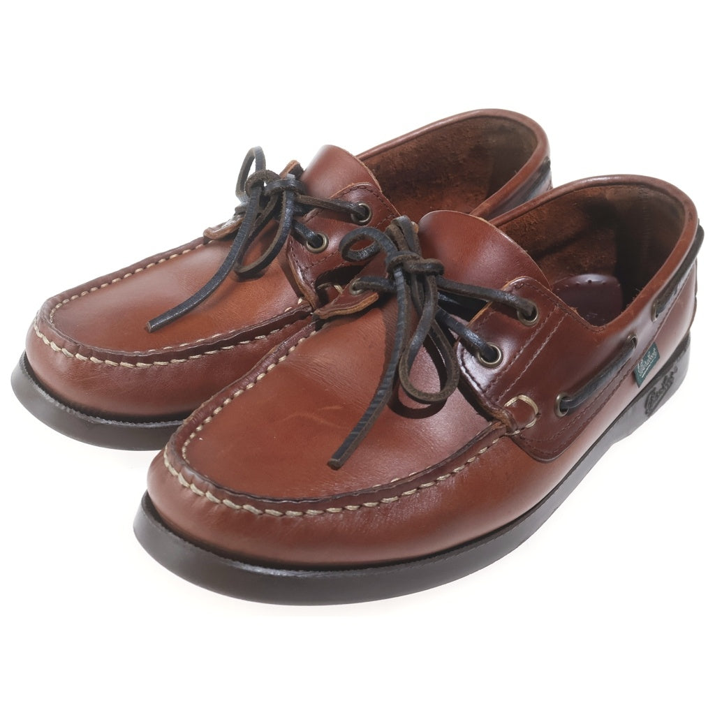 PARABOOT(パラブーツ) BARTH バース レザーデッキシューズ ブラウン 0408