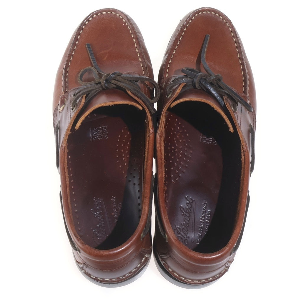 PARABOOT(パラブーツ) BARTH バース レザーデッキシューズ ブラウン 0408