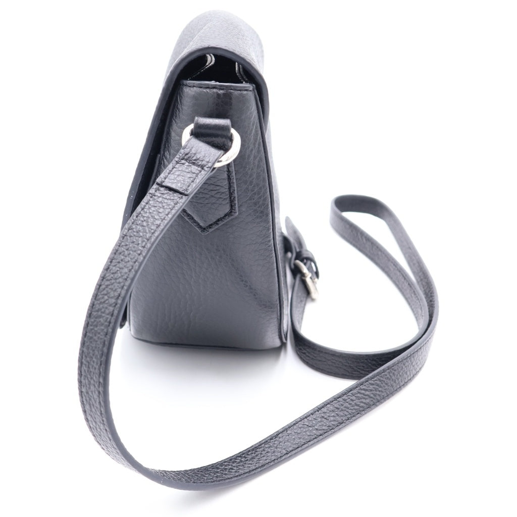 Vivienne Westwood(ヴィヴィアンウエストウッド) SADDLE BAG ショルダーバッグ ブラック レザー レディース