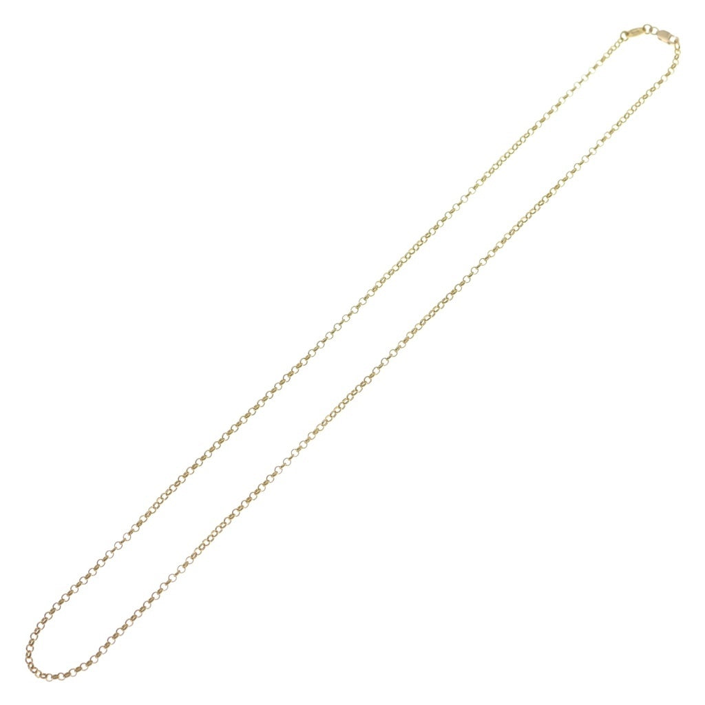 CHROME HEARTS(クロムハーツ) 22K NECKCHAIN R20 ロールチェーンネックレス 20inch ゴールド BCA011