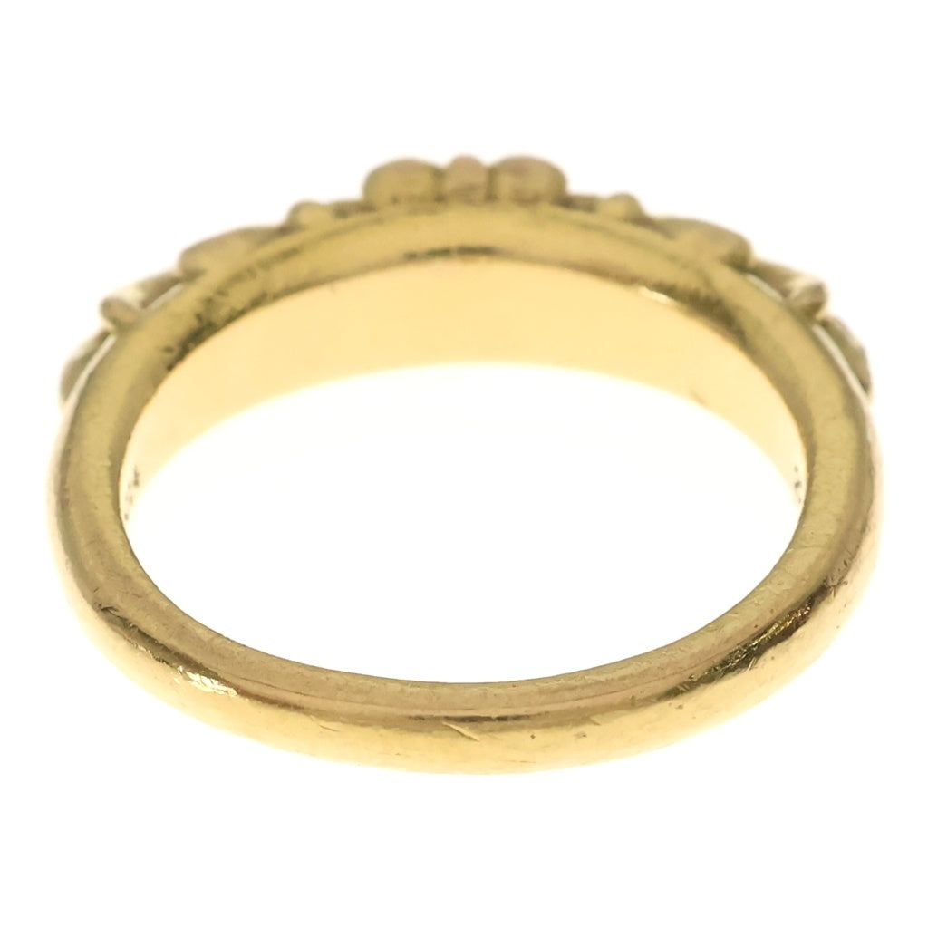 CHROME HEARTS(クロムハーツ) 22K BABYCLSC P/DIA ベイビークラシック フローラルクロスリング PAVEダイヤ ゴールド BCA055 レディース