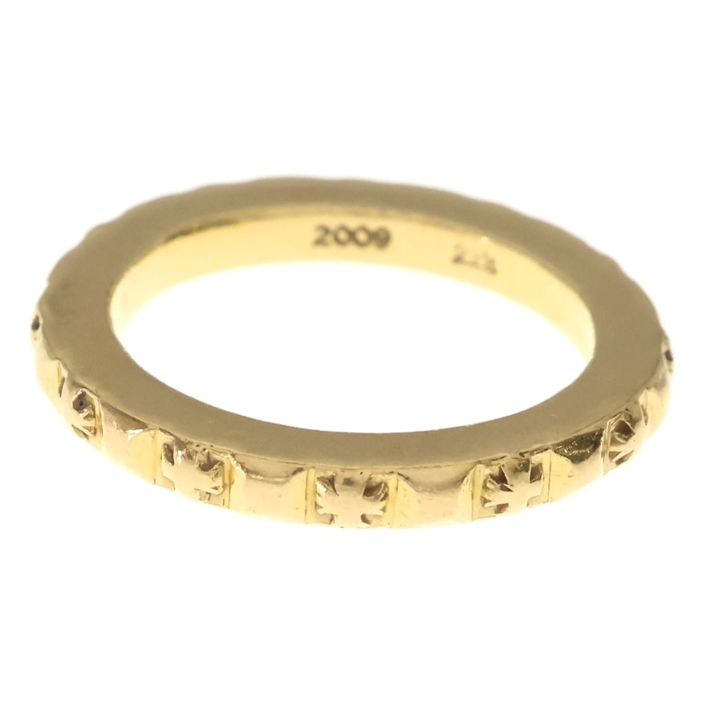 CHROME HEARTS(クロムハーツ) 22k TFP PNK PLS トゥルーファッキンパンク CHプラス リング ゴールド