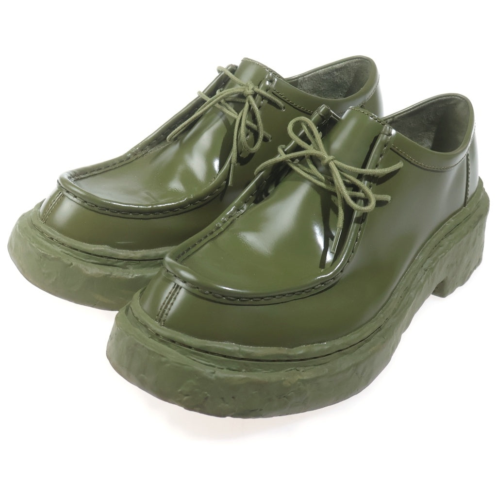 CAMPER(カンペール) VAMONOS レザー ダービーシューズ グリーン A500019-003