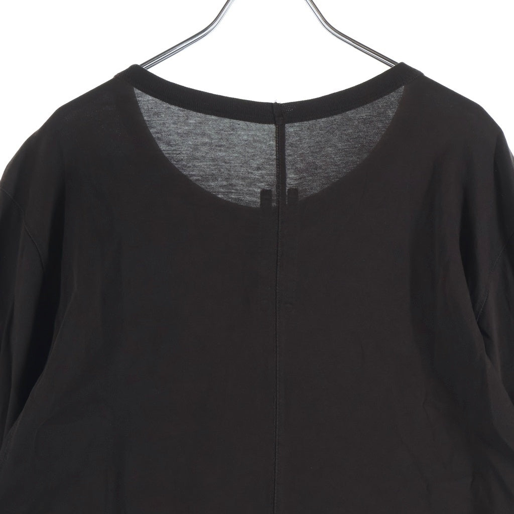 Rick Owens(リックオウエンス) 25AW ジャンボシルエット 半袖Tシャツ カットソー ブラウン RU02E1274-JA