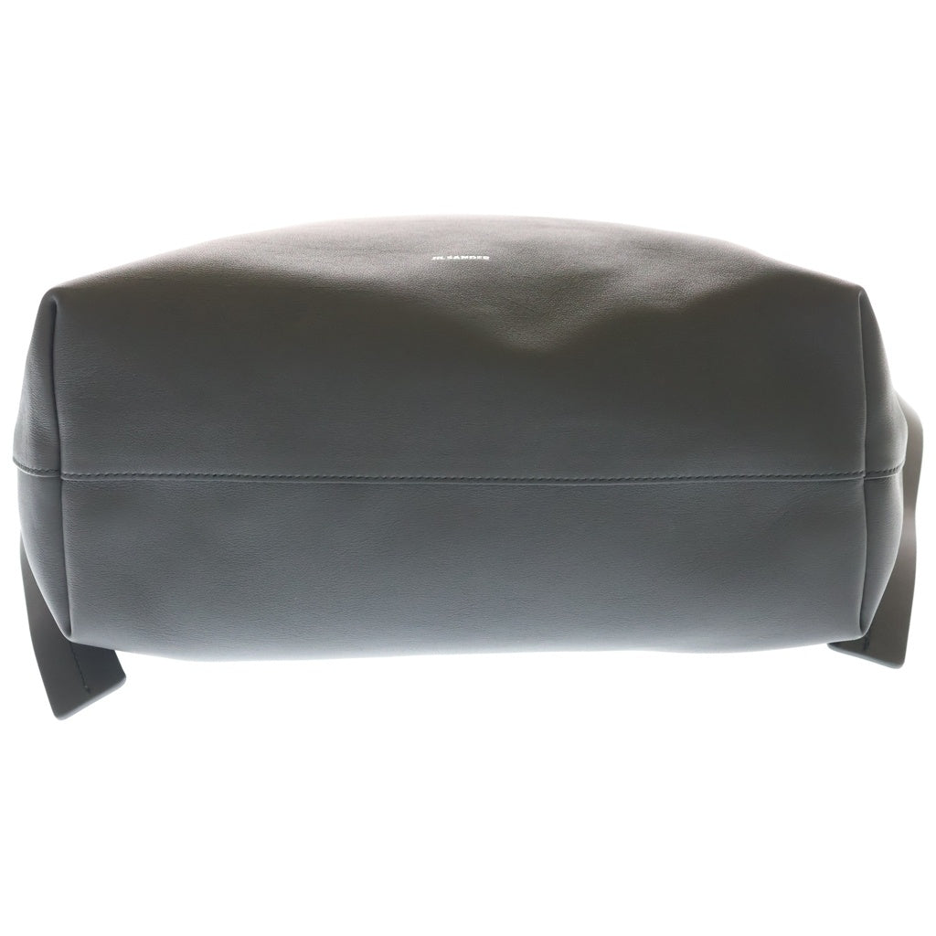 JIL SANDER(ジルサンダー) KNOT SHOPPER HOBO ノットレザー ミディアム バッグ レディース グレー