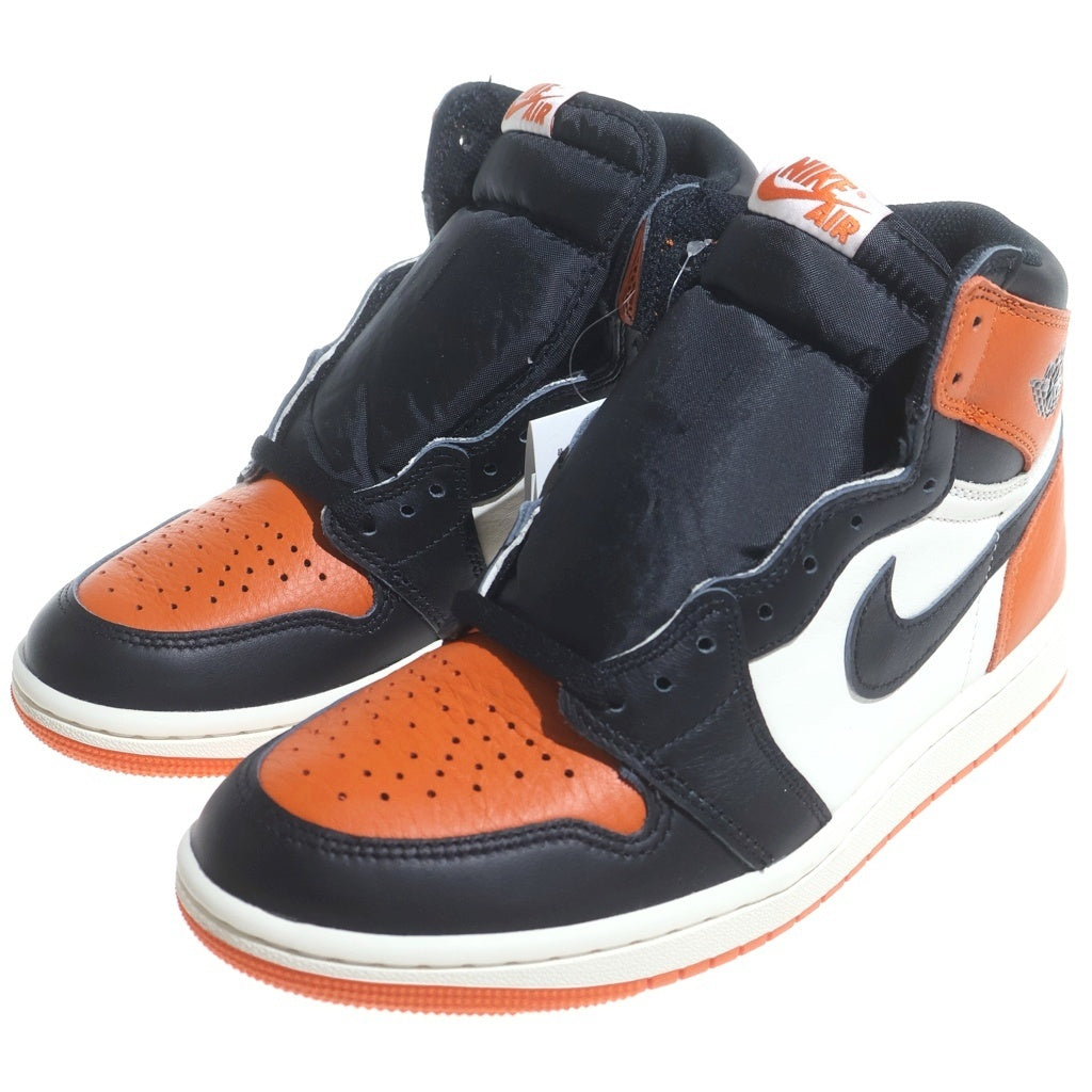 NIKE(ナイキ) AIR JORDAN 1 RETRO HIGH OG SHATTERED BACKBOARD エアジョーダン1 ハイカットスニーカー US7.5/25.5cm DZ5485-008