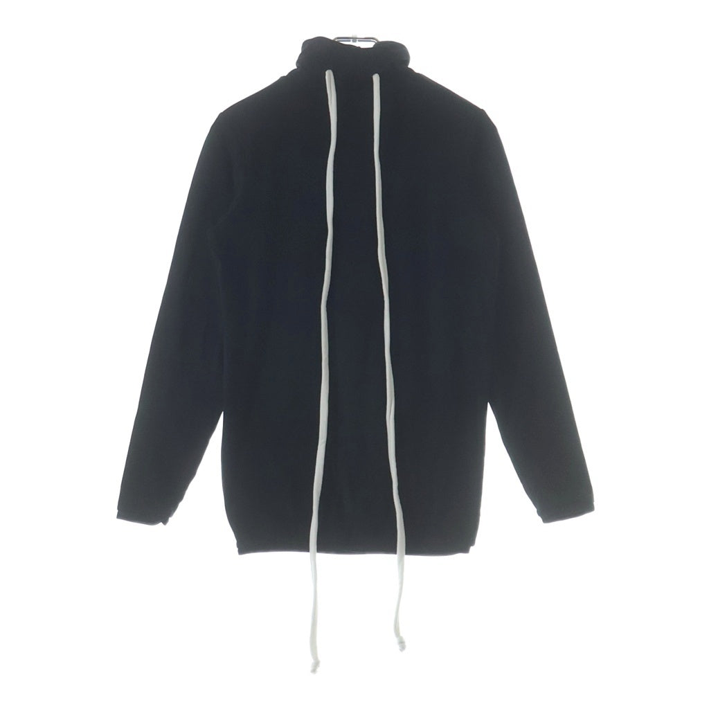 YORI SPORT(ヨリ スポーツ) 25SS ESSENTIAL TOP ドローストリング ハイネックロングスリーブTシャツ ブラック