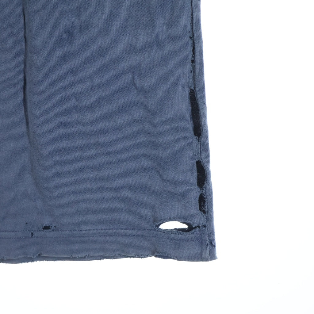 BALENCIAGA(バレンシアガ) 24SS FLAME SHORT SLEEVE T-SHIRT フレイムロゴ半袖Tシャツ カットソー ブルー 787349 TQVW7
