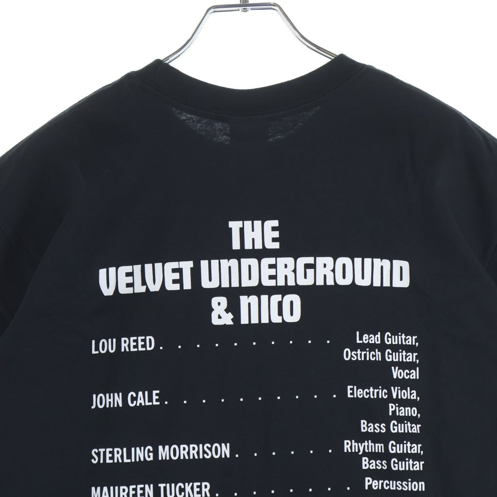 SUPREME(シュプリーム) 19AW The Velvet Underground & Nico Tee ザ ベルベット アンダーグラウンド 半袖Tシャツ カットソー ブラック