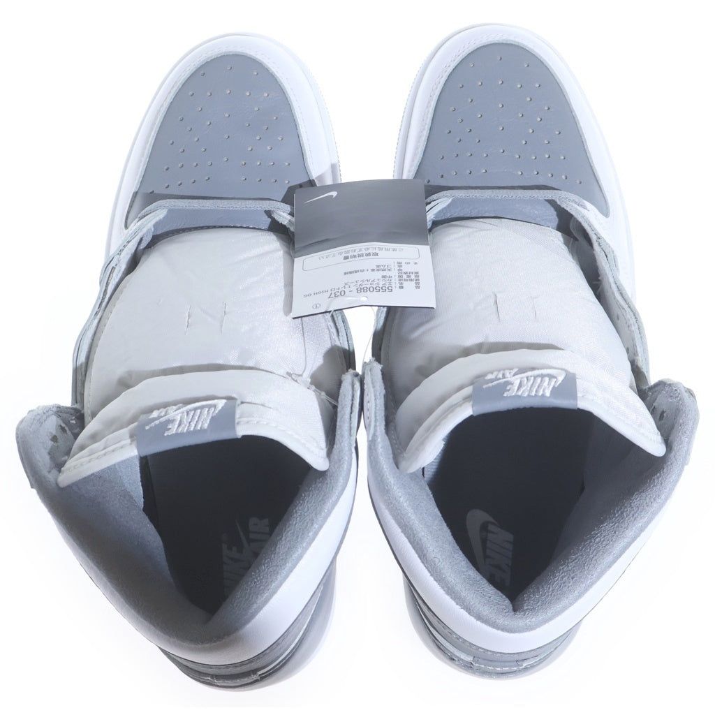 NIKE(ナイキ) Air Jordan 1 High OG Stealth エアジョーダン1 ハイ OG ステルス ハイカットスニーカー シューズ グレー 555088-037