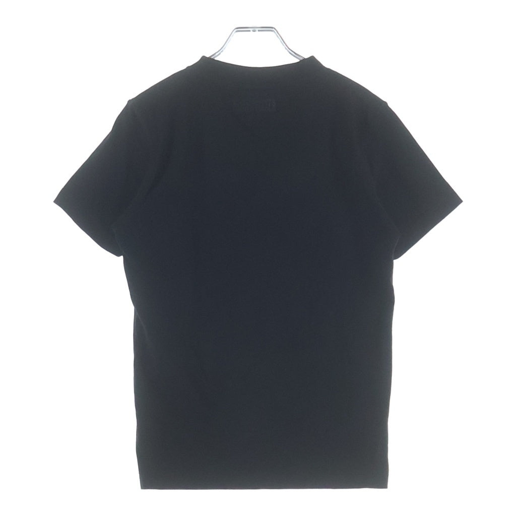VETEMENTS(ヴェトモン) 25SS OVAL LOGO S/S TEE オーバルロゴプリント クルーネック半袖カットソーTシャツ ブラック