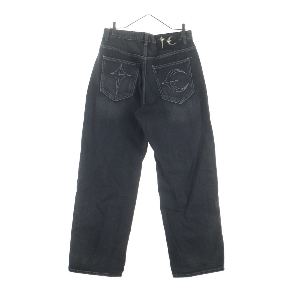 THUG CLUB(サグクラブ) 24SS TRIBAL TREE DENIM PANTS トライバルツリー デニムパンツ グレー TC24PT0502