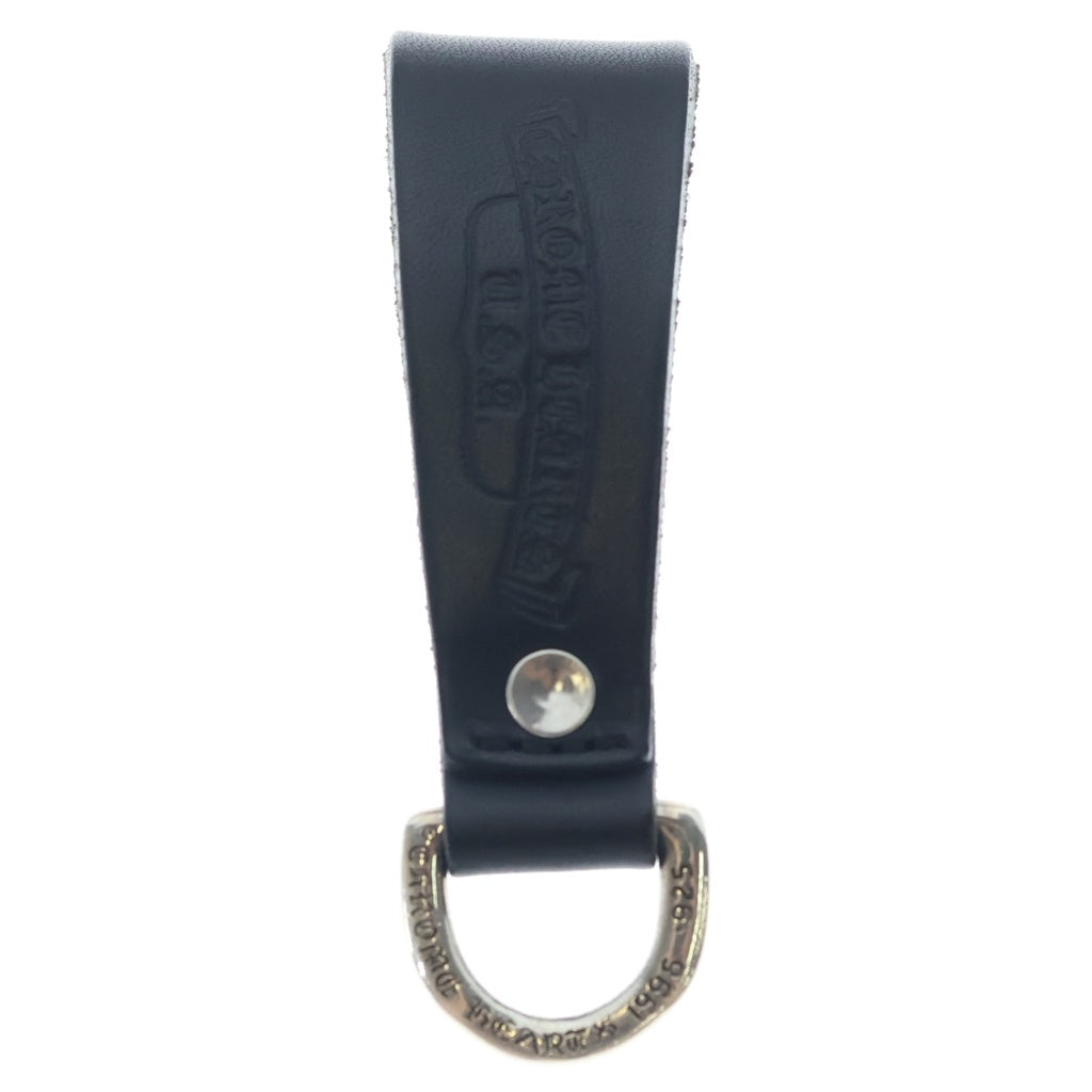 CHROME HEARTS(クロムハーツ) BELT LOOP D RING Dリング クロスボールベルトループ ブラック/シルバー BCA415