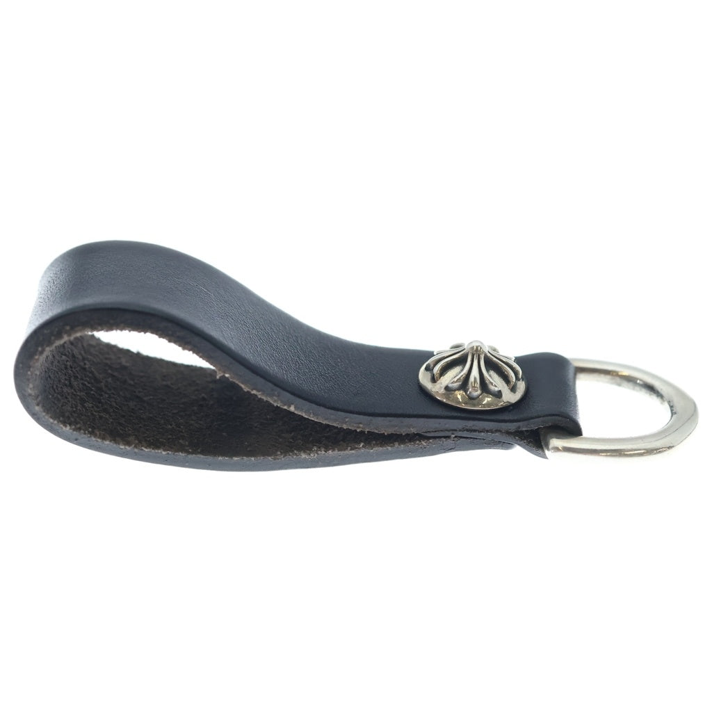 CHROME HEARTS(クロムハーツ) BELT LOOP D RING Dリング クロスボールベルトループ ブラック/シルバー BCA415