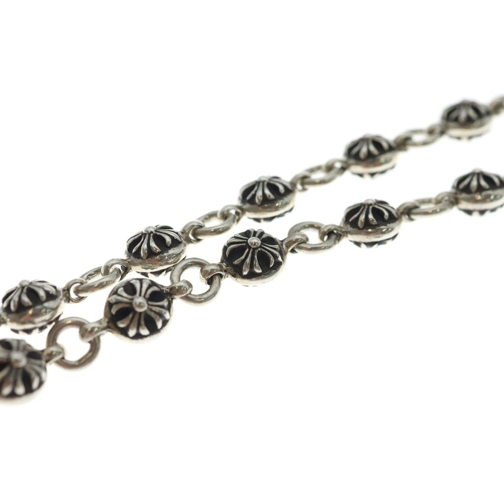 CHROME HEARTS(クロムハーツ) 2BALL SHORT-T/2クリップショート#2クロスボール ウォレットチェーン シルバー BCA064