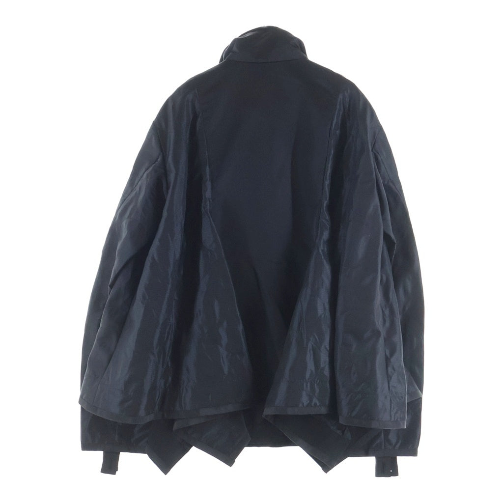 Sacai(サカイ) サンプル ジップアップ 変形ナイロンジャケット ブラック 7990