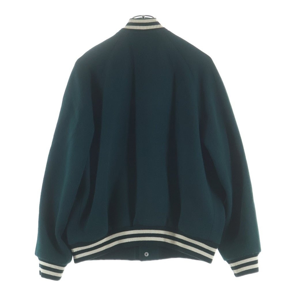 CELINE(セリーヌ) 25SS TRIOMPHE TEDDY JACKET トリンオフ ボタンアップ ウールテディジャケット グリーン RV0L4896C-31VP
