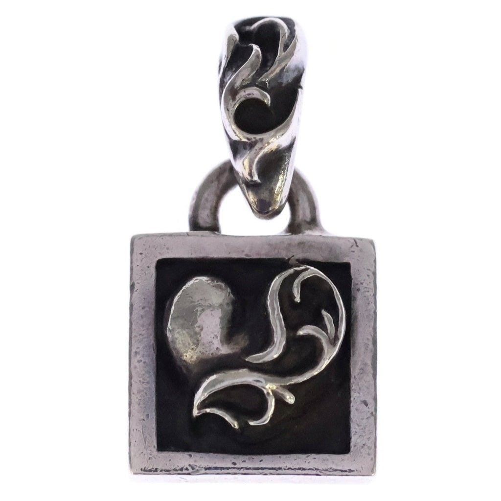 CHROME HEARTS(クロムハーツ) FRAMED HEART フレームドハート チャーム ペンダントトップ シルバー BCA273 -