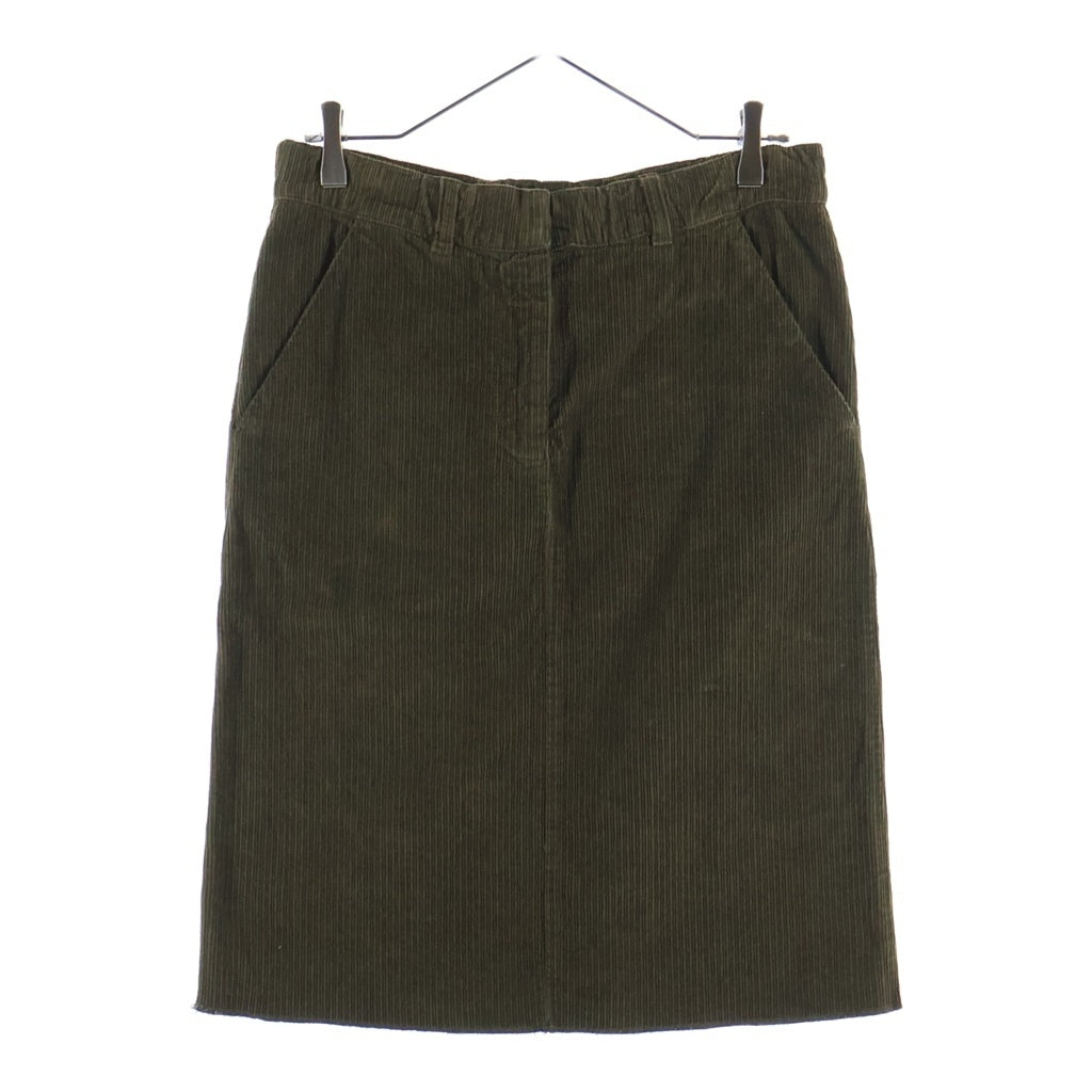 Maison Margiela(メゾンマルジェラ) ここのえ期 コーデュロイ スカート レディース カーキ 932N11692977