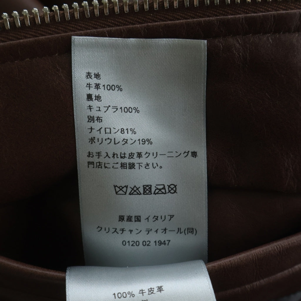 Christian Dior(クリスチャンディオール) Couture Bomber Jacket クチュール ボンバージャケット ブラウン 443L405A0769 443L405A0769