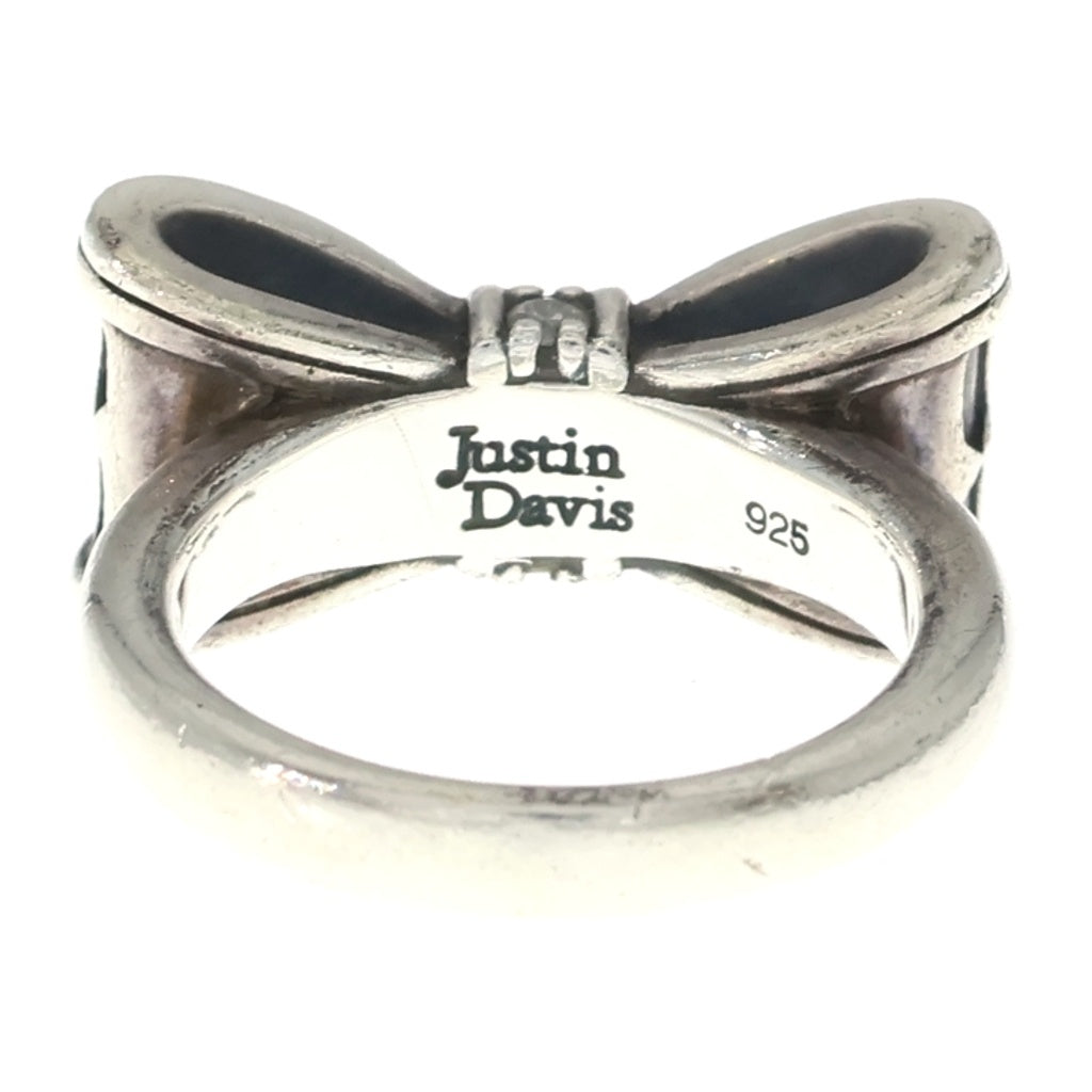 Justin Davis(ジャスティンデイヴィス) プロミス ラインストーンリング シルバー ‐