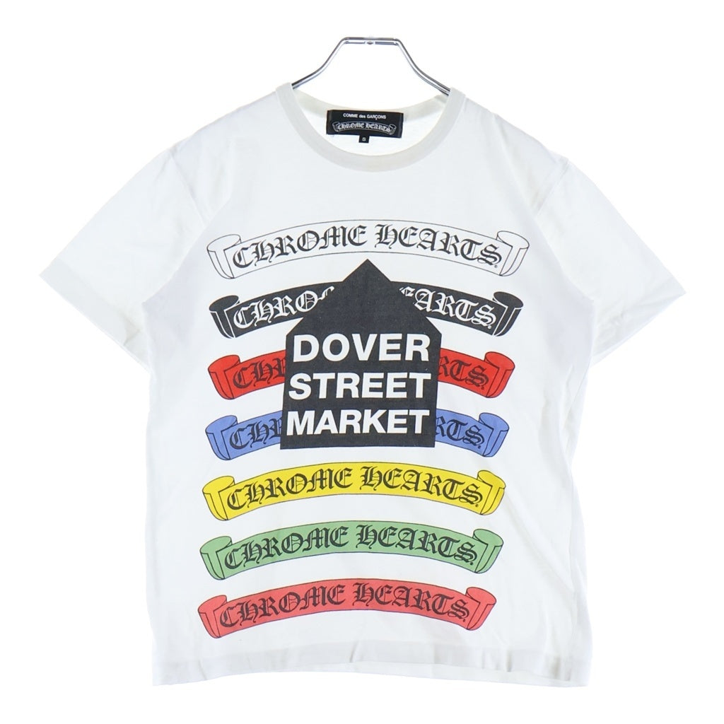 CHROME HEARTS(クロムハーツ) ×Comme des Garcons Dover Street Market コムデギャルソン ドーバーストリートマーケット 半袖Tシャツ カットソー ホワイト -