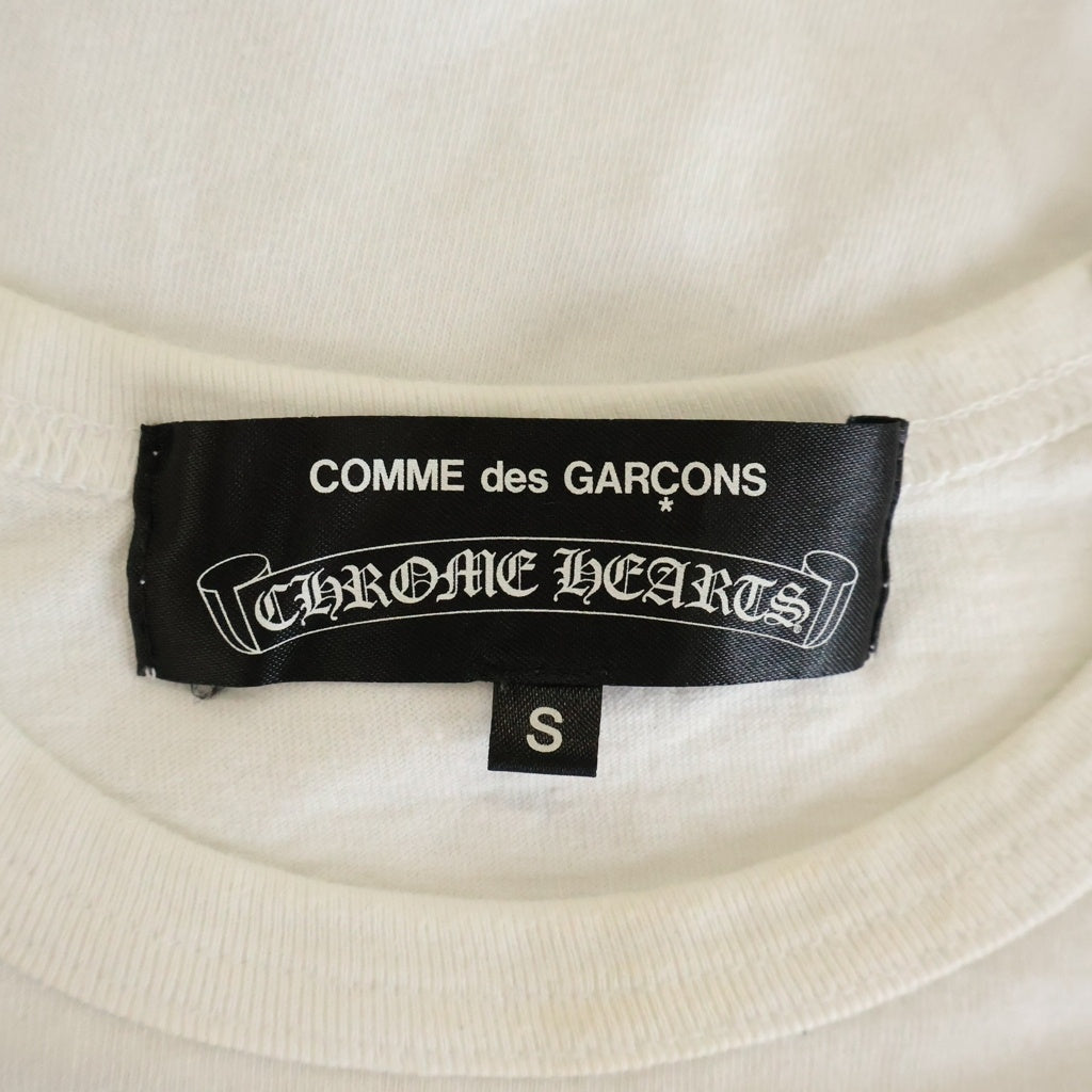 CHROME HEARTS(クロムハーツ) ×Comme des Garcons Dover Street Market コムデギャルソン ドーバーストリートマーケット 半袖Tシャツ カットソー ホワイト -
