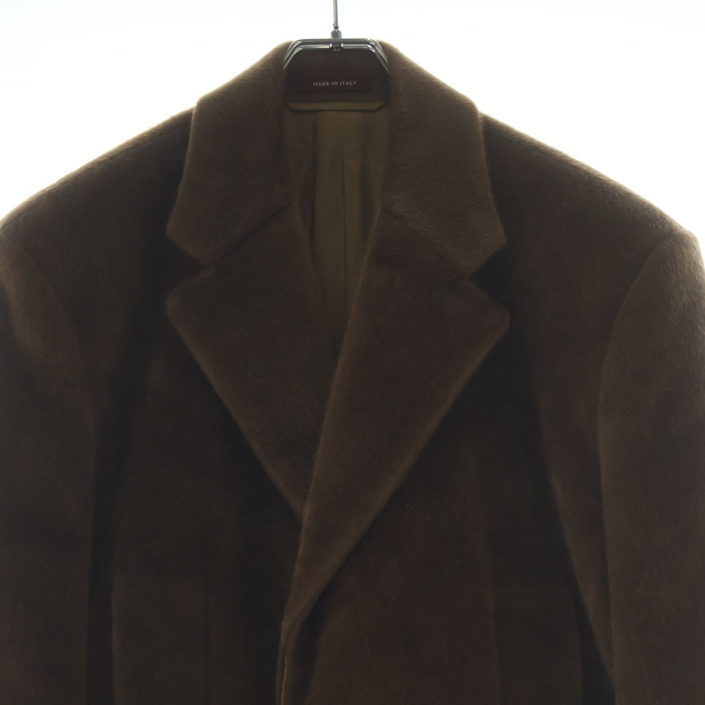 GUCCI(グッチ) FAUX FAR COAT ボタンアップ フェイクファーコート ブラウン 797076 ZARUP 797076 ZARUP
