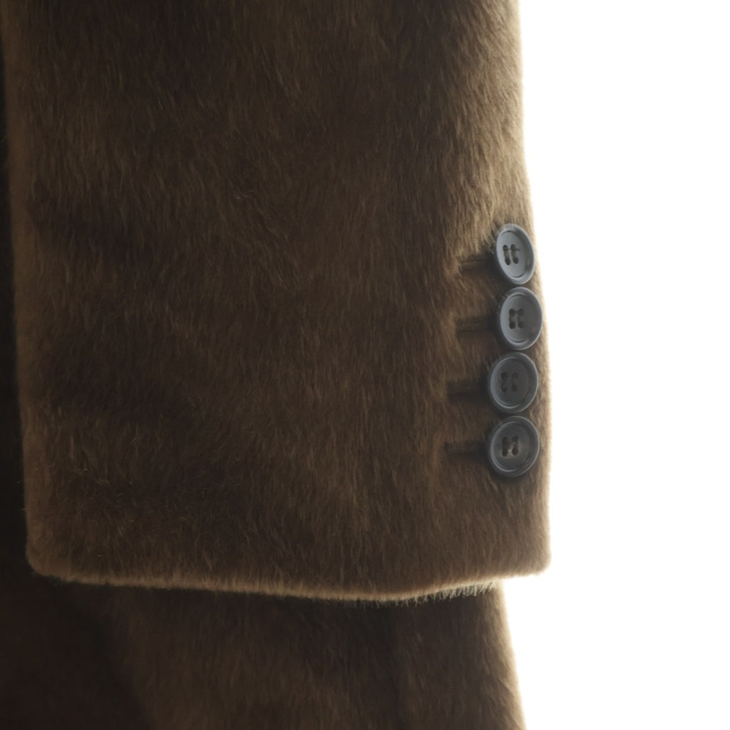GUCCI(グッチ) FAUX FAR COAT ボタンアップ フェイクファーコート ブラウン 797076 ZARUP 797076 ZARUP