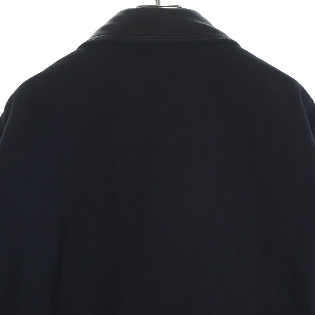 COMOLI(コモリ) 25AW デニムレザーワークジャケット ブラック C03-01015