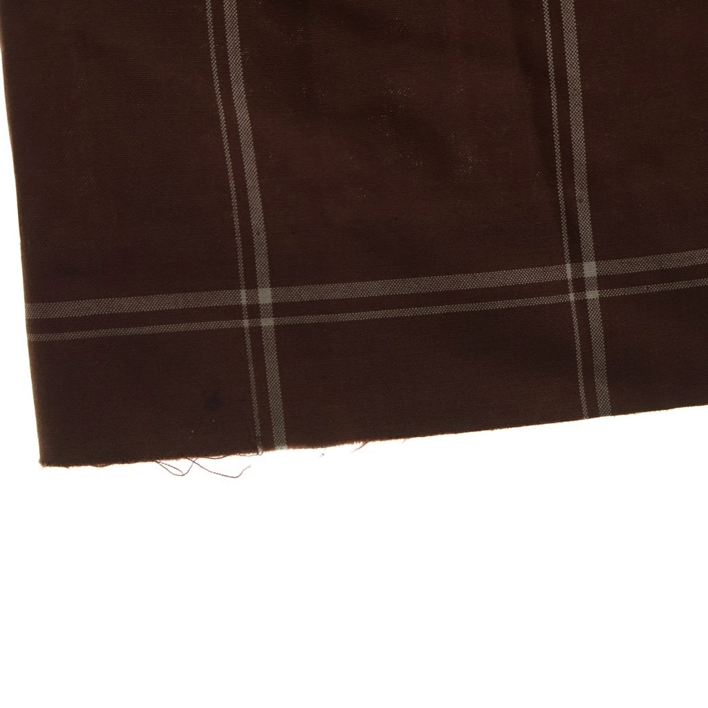 BED J.W. FORD(ベッドフォード) 25SS タータンチェック スラックス ブラウン 25SS-B-PT02-1