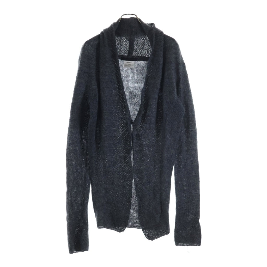 JULIUS(ユリウス) KID MOHAIR 変形キッドモヘアカーディガン グレー
