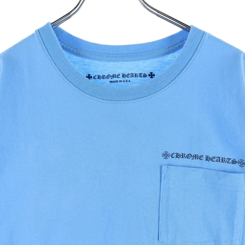 CHROME HEARTS(クロムハーツ) ×MATTY BOY BRAIN NEW S/S TEE マッティボーイ ブレインニュー クルーネック半袖カットソーTシャツ ブルー -