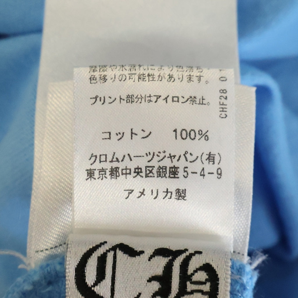CHROME HEARTS(クロムハーツ) ×MATTY BOY BRAIN NEW S/S TEE マッティボーイ ブレインニュー クルーネック半袖カットソーTシャツ ブルー -