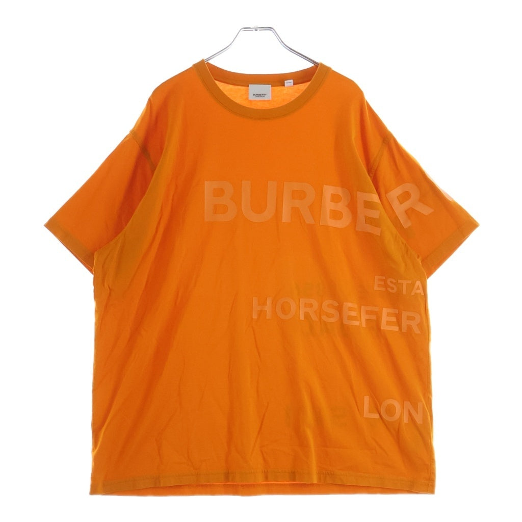 BURBERRY(バーバリー) Hoeseferry Logo Tee ホースフェリー ロゴ 半袖Tシャツ オレンジ 8040692