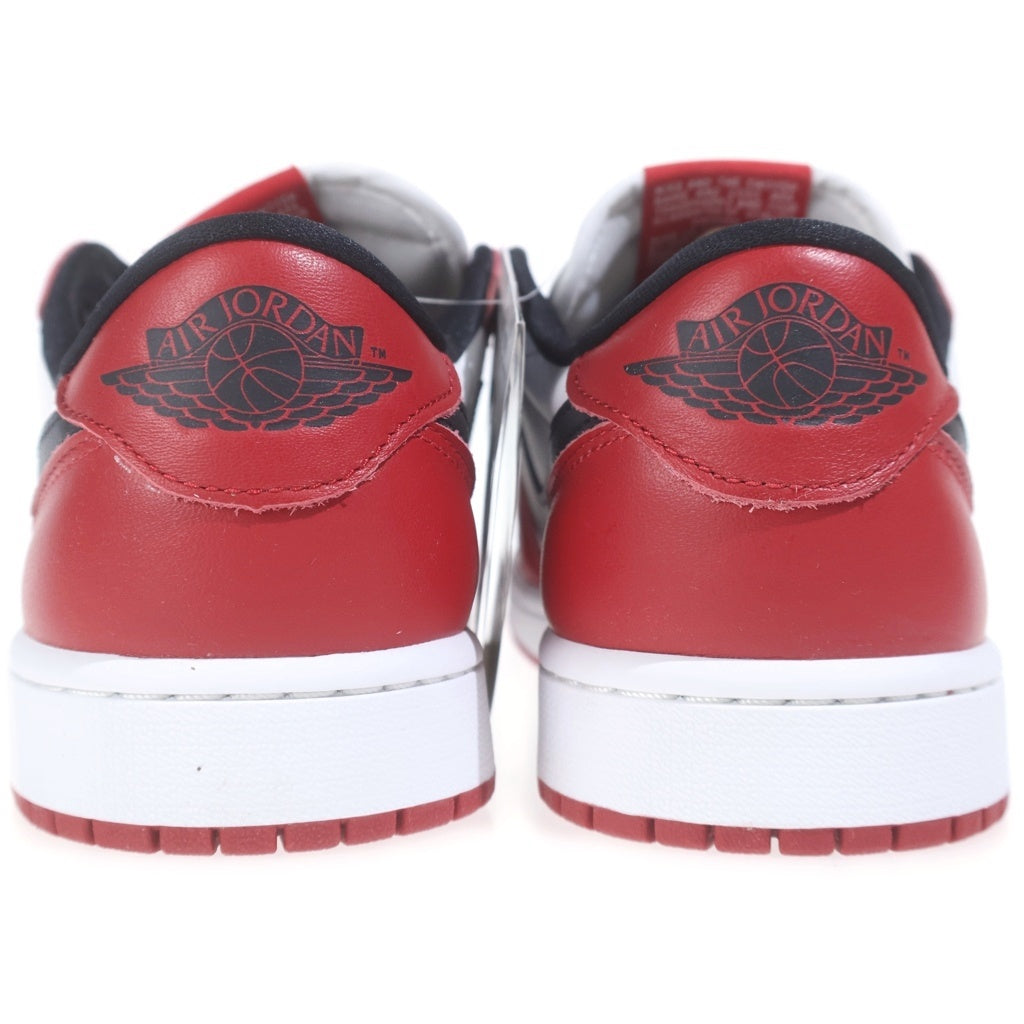 NIKE(ナイキ) AIR JORDAN1 LOW CHICAGO エアージョーダン1 シカゴ レザーローカットスニーカー レッド/ホワイト US9/27cm HQ6998-600