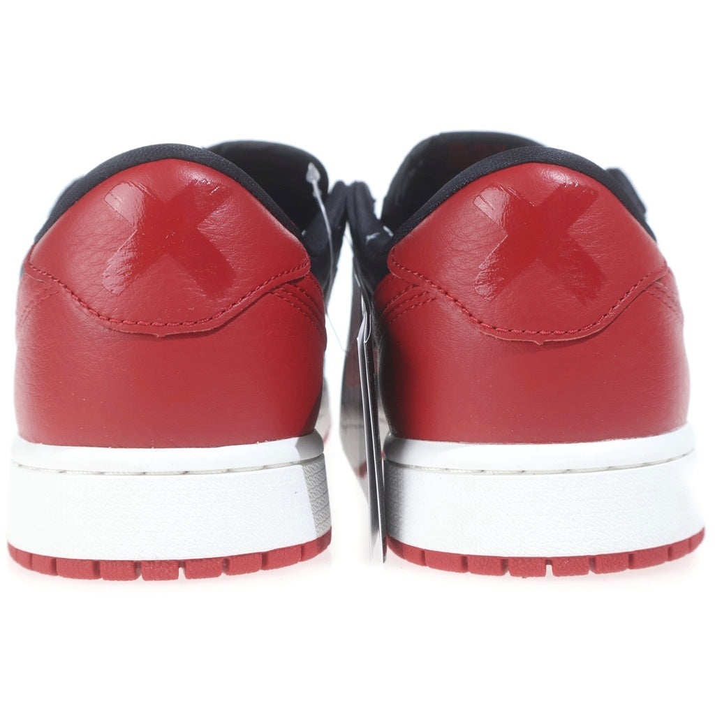 NIKE(ナイキ) AIR JORDAN1 LOW BANNED エアージョーダン1 レザーローカットスニーカー レッド/ブラック US9/27cm IW6276-100