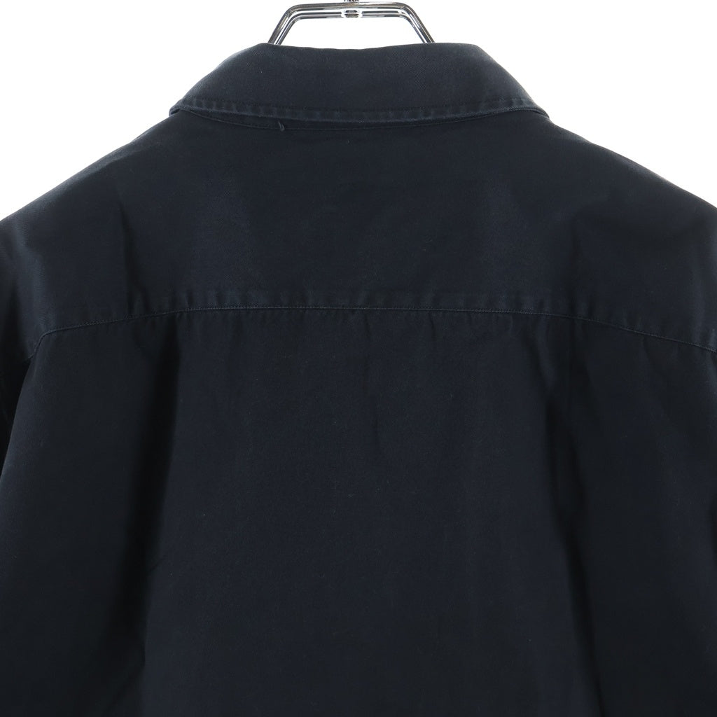 LOEWE(ロエベ) Anagram Pocket Shirt アナグラムロゴ刺繍 ポケット 長袖シャツ ブラック H526Y05X82