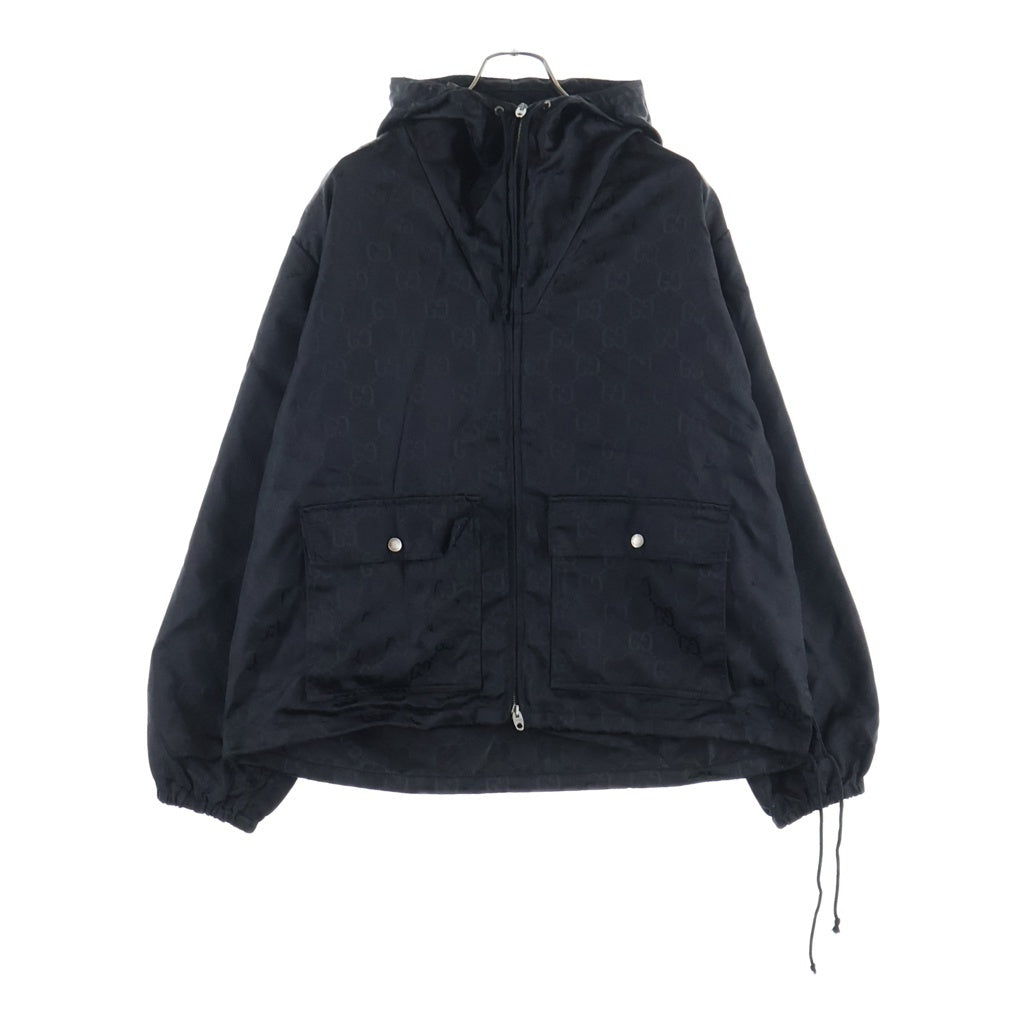 GUCCI(グッチ) 20AW GG OFF THE GRID GG総柄ジップアップジャケット ブラック 631105 ZAEBN