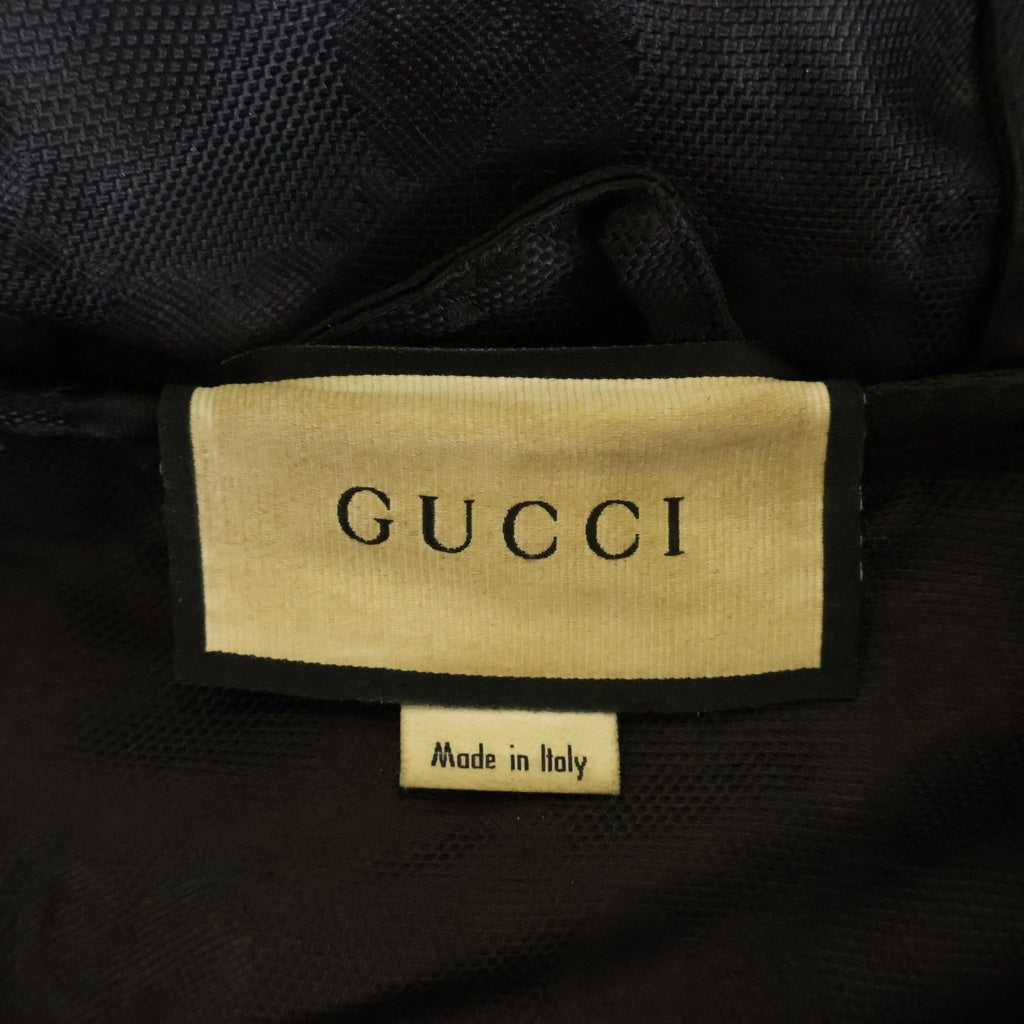 GUCCI(グッチ) 20AW GG OFF THE GRID GG総柄ジップアップジャケット ブラック 631105 ZAEBN