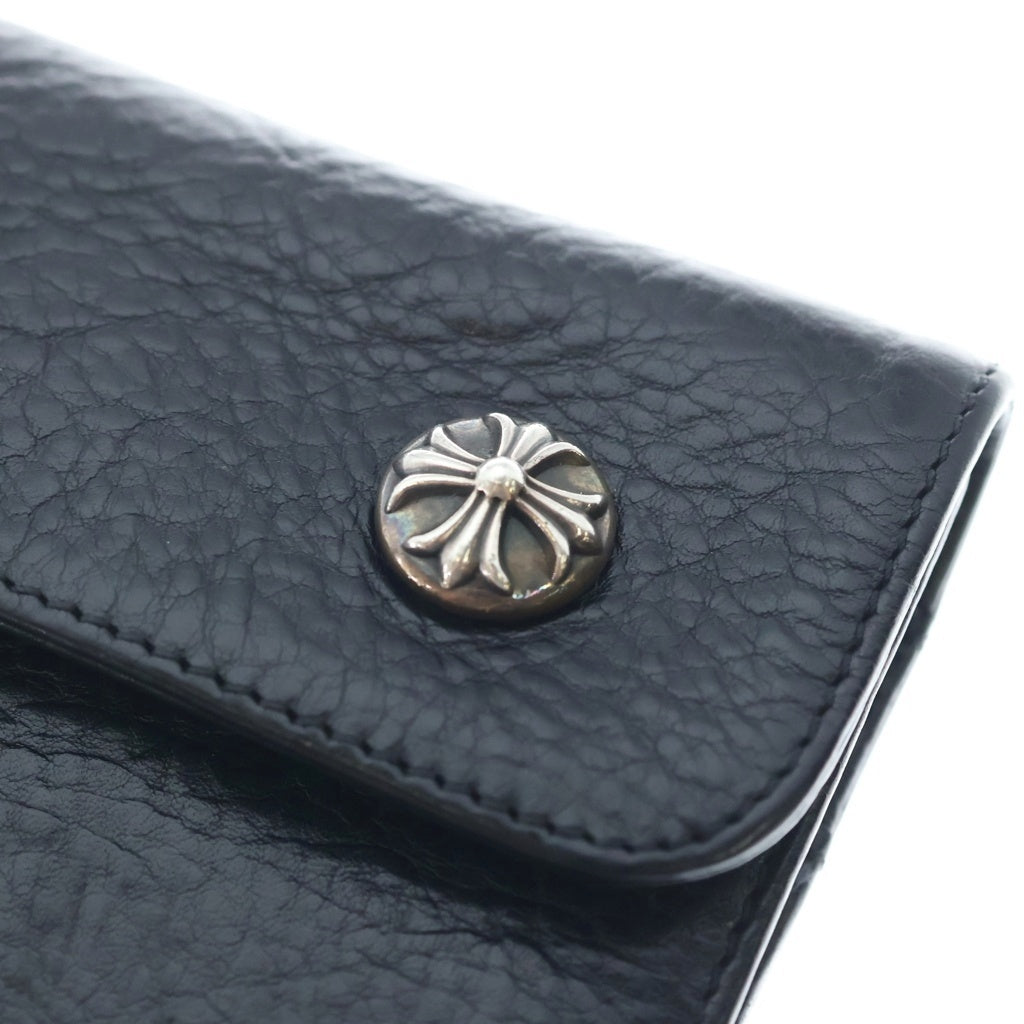 CHROME HEARTS(クロムハーツ) WAVE ウェーブ レザーウォレット 財布 ブラック