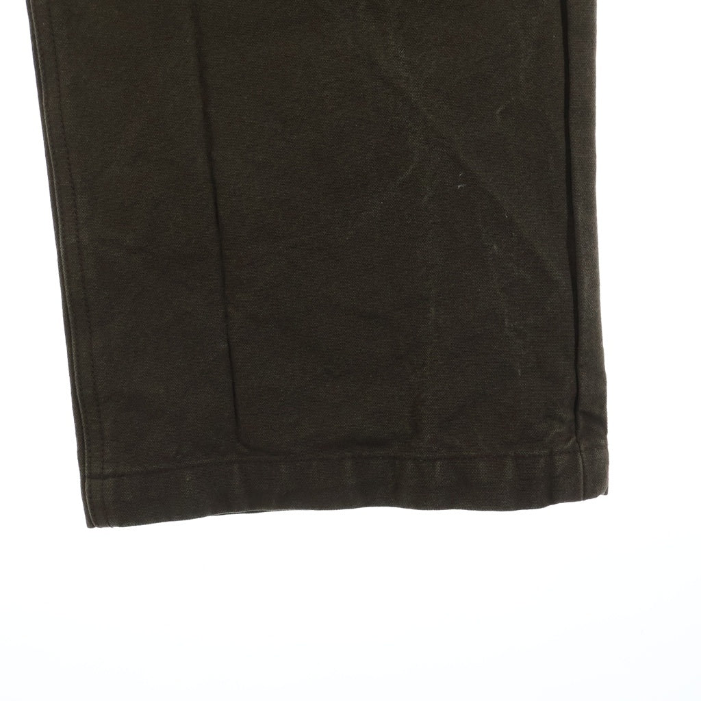 CHROME HEARTS(クロムハーツ) Cemetery Cross Leather Patch Cotton Cargo Pants セメタリークロス レザーパッチ コットンカーゴパンツ ブラウン ‐