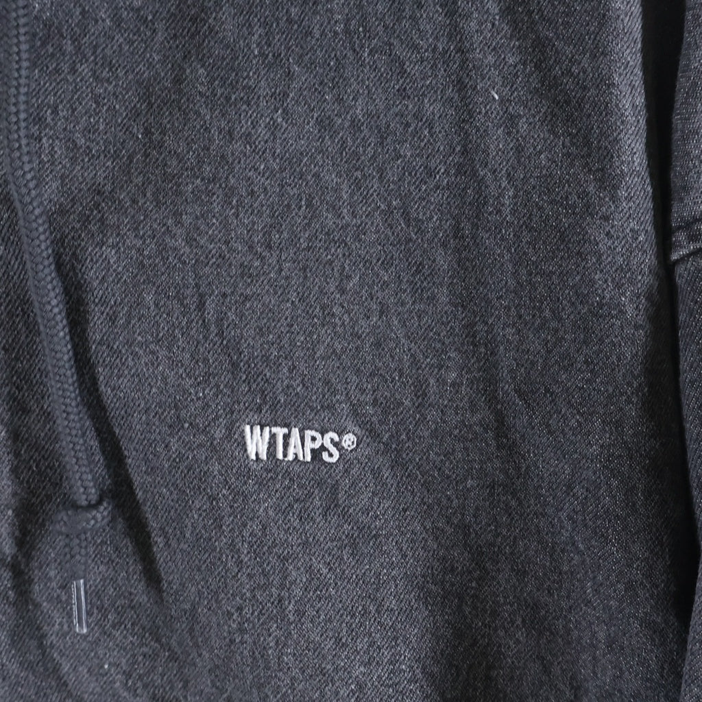 WTAPS(ダブルタップス) 26SS COTTON. DENIM フード付き デニムジャケット ブラック 261WVDT-JKM01