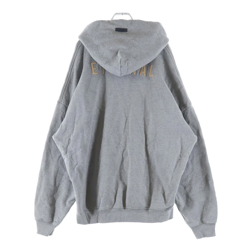 FEAR OF GOD(フィアオブゴッド) ETARNAL バックエターナルラバープリント プルオーバースウェットパーカー グレー